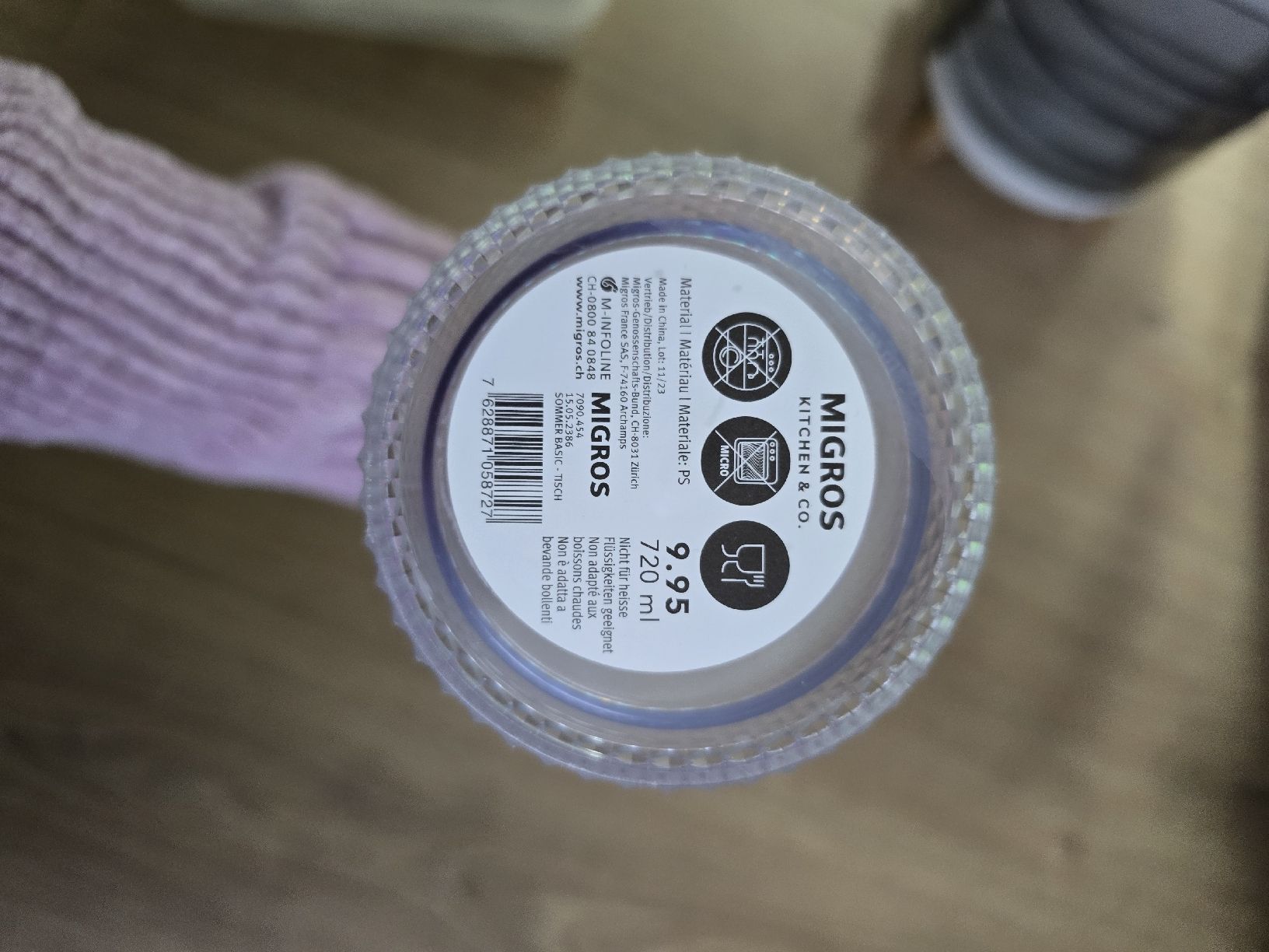 Contenitori & Simili: becher von Migros Kitchen neuwertig, 720 ml – Usato da Knonau venduto da stl_m6rg 2