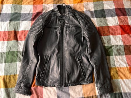 Superdry men leather jacket/ Herren Lederjacke