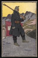 Carl Moos: Schweizer Soldat in Uniform m