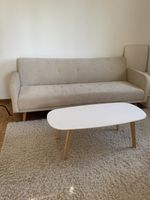 Beige Sofa + Teppich ohne Tisch zu verkaufen - Top Zustand!