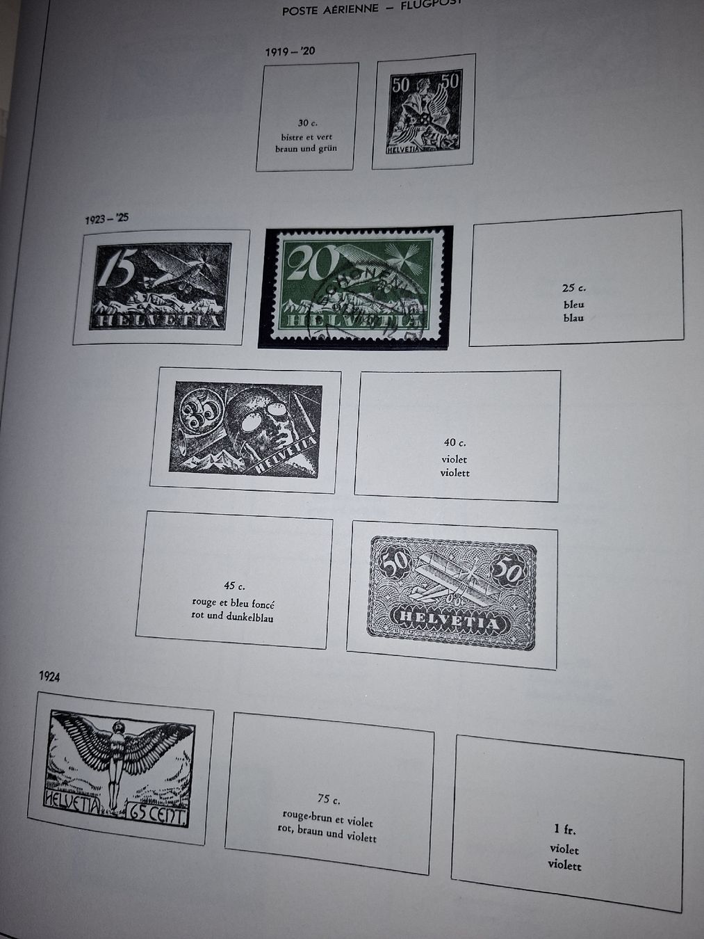Alle Briefmarken: Davo Album - 1967 / PJ / FP  – Gebraucht aus Balgach von SIMEON27 2