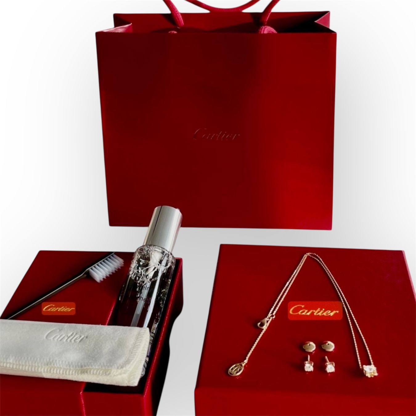 Cartier Orecchini pendenti & Orecchini a lobo: Cartier Set Brilliant 18K Gold – Usato da Langenthal venduto da Classy-sale
