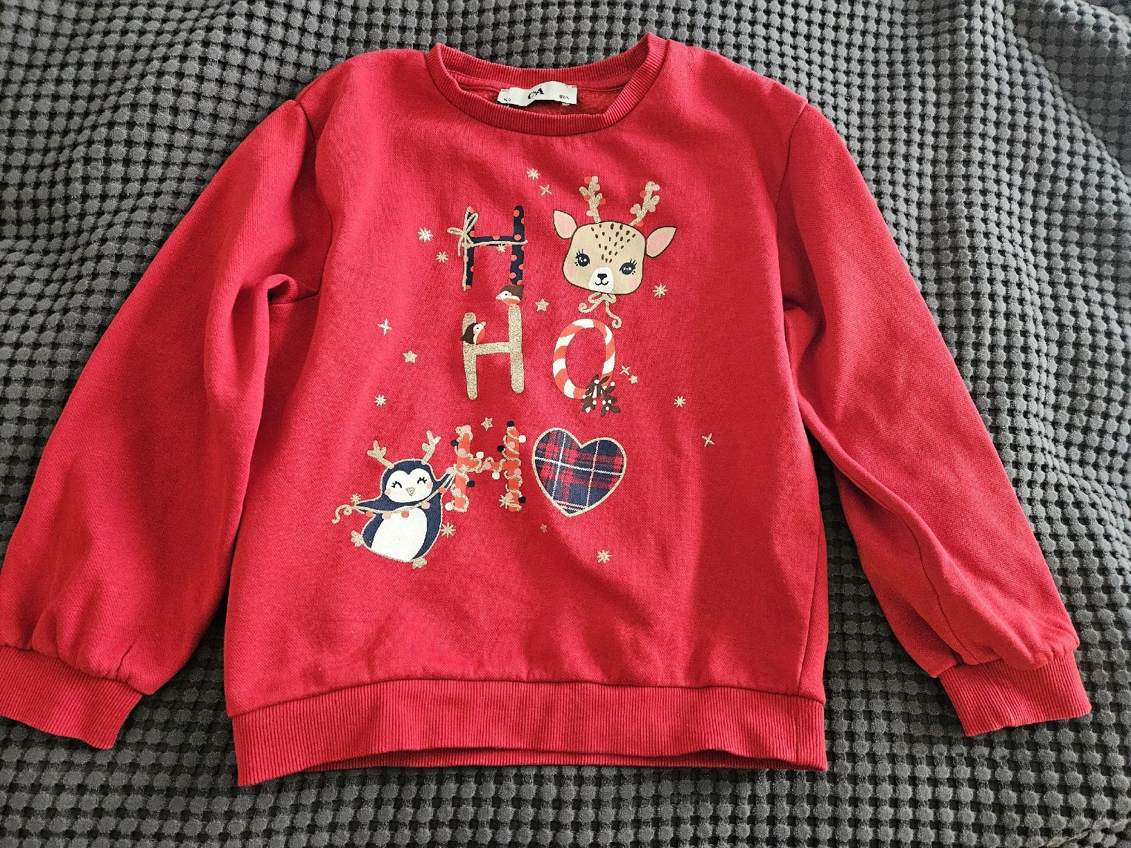 C&A Maglioni & Felpe: Roter Weihnachtspulli, Grösse 128 C&A – Usato da Arni AG venduto da Silverstar_01