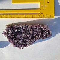 Amethyst 15cm flaches Drusenstück TOP Uruguay
