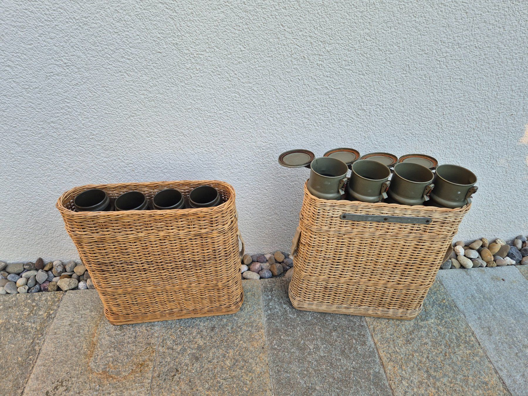 Porte manteau: Schirmständer, ehemaliger Munitionskorb – D'occasion à Otelfingen par alles-ab-einem-Fr. 3