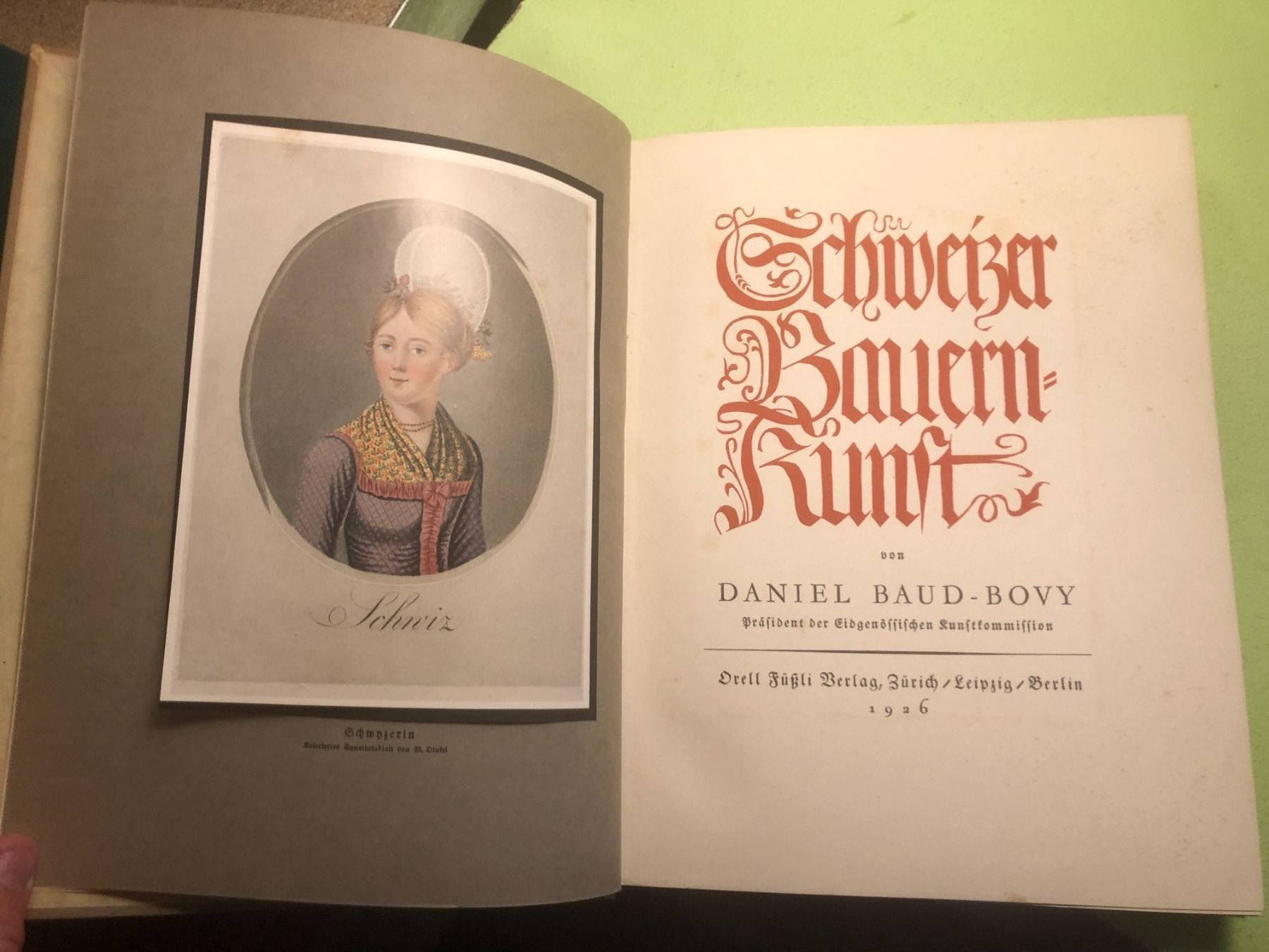 Bücher: Daniel Baud-Bovy: Schweizer Bauernkunst – Gebraucht aus Zürich von allp 1