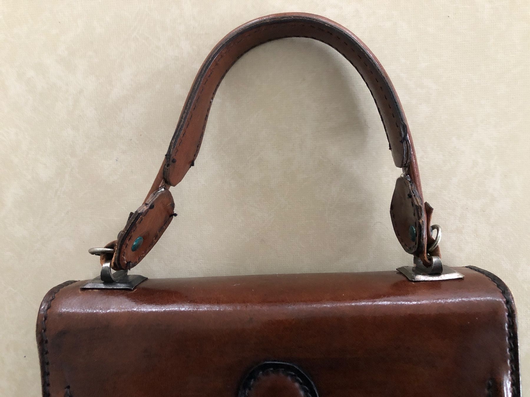 Borse da donna: Vintage Handtasche aus echtem Leder – Usato da Balzers venduto da Kubus28 8