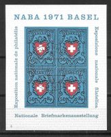 W38 NABA-Block 1971 Basel gest. Schaffhausen 1.4.1971