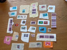 kleine Briefmarkensammlung Schweiz 1980/90er Jahre