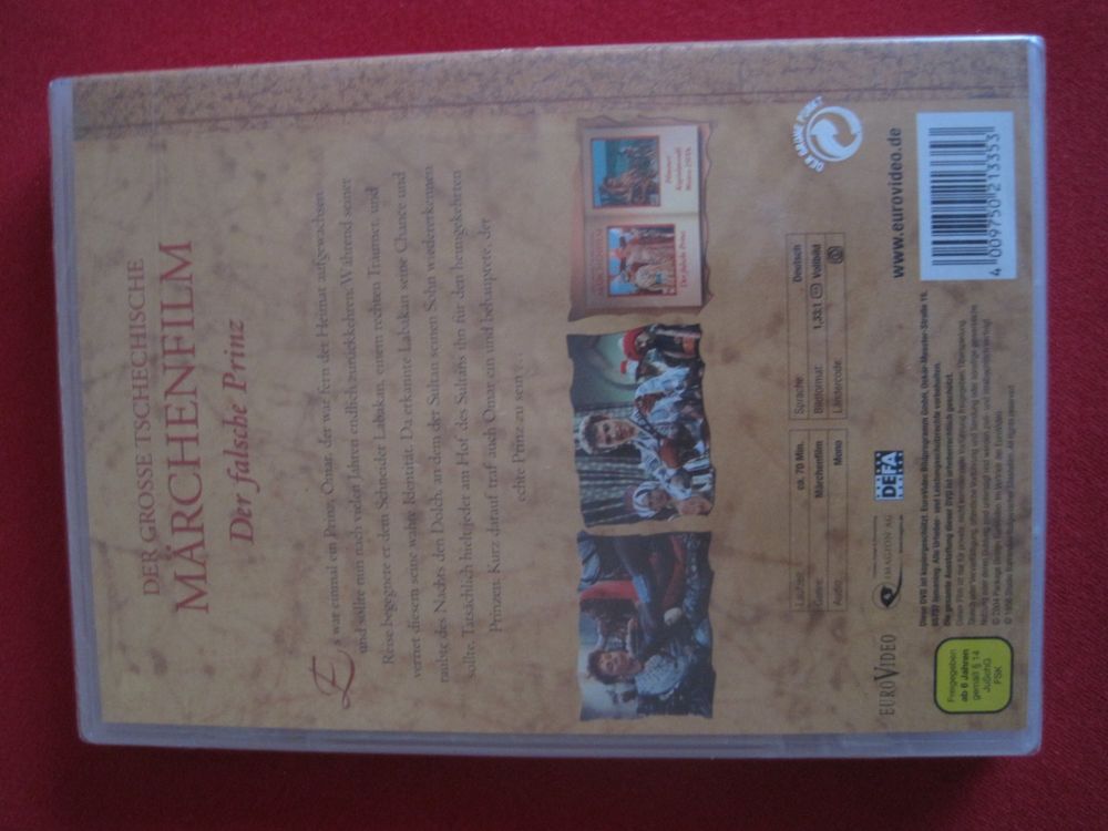 Der Falsche Prinz 1957 Tschechischer Märchenfilm DVD Kaufen auf Ricardo