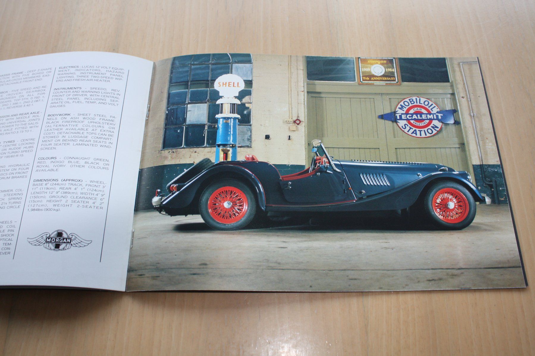 Documents: Morgan 4/4 und Plus 8 Prospekt 1990 – D'occasion à Wikon par erwin400 3