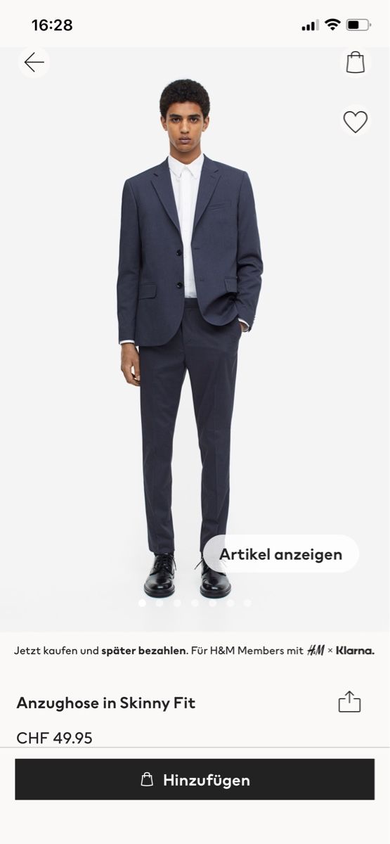H&M Pantaloni: Anzughose H&M Gr. 50, Neu – Nuovo (secondo la descrizione) da Möhlin venduto da Halylea 5