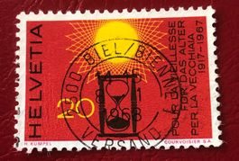 CH Briefmarken Stempelt Biel