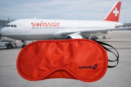 Original Swissair Schlafmaske