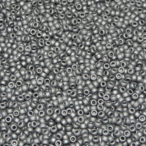 Perlen (unechte): Saatperlen Miyuki Black Matted 3mm – Neu und originalverpackt aus Klingnau von SilberwindArt