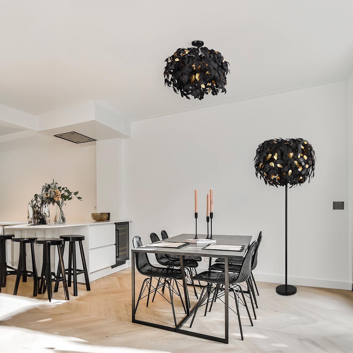 Lampadari & plafoniere: Deckenleuchte, Blätter Design, 70 cm Ø – Nuovo (secondo la descrizione) da Kreuzlingen venduto da Smart-Light 1
