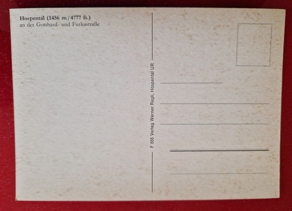 Cartoline postali: Hospental 1484m mit der Gotthardreuss top – Nuovo (secondo la descrizione) da Melchnau venduto da Arthurius 1