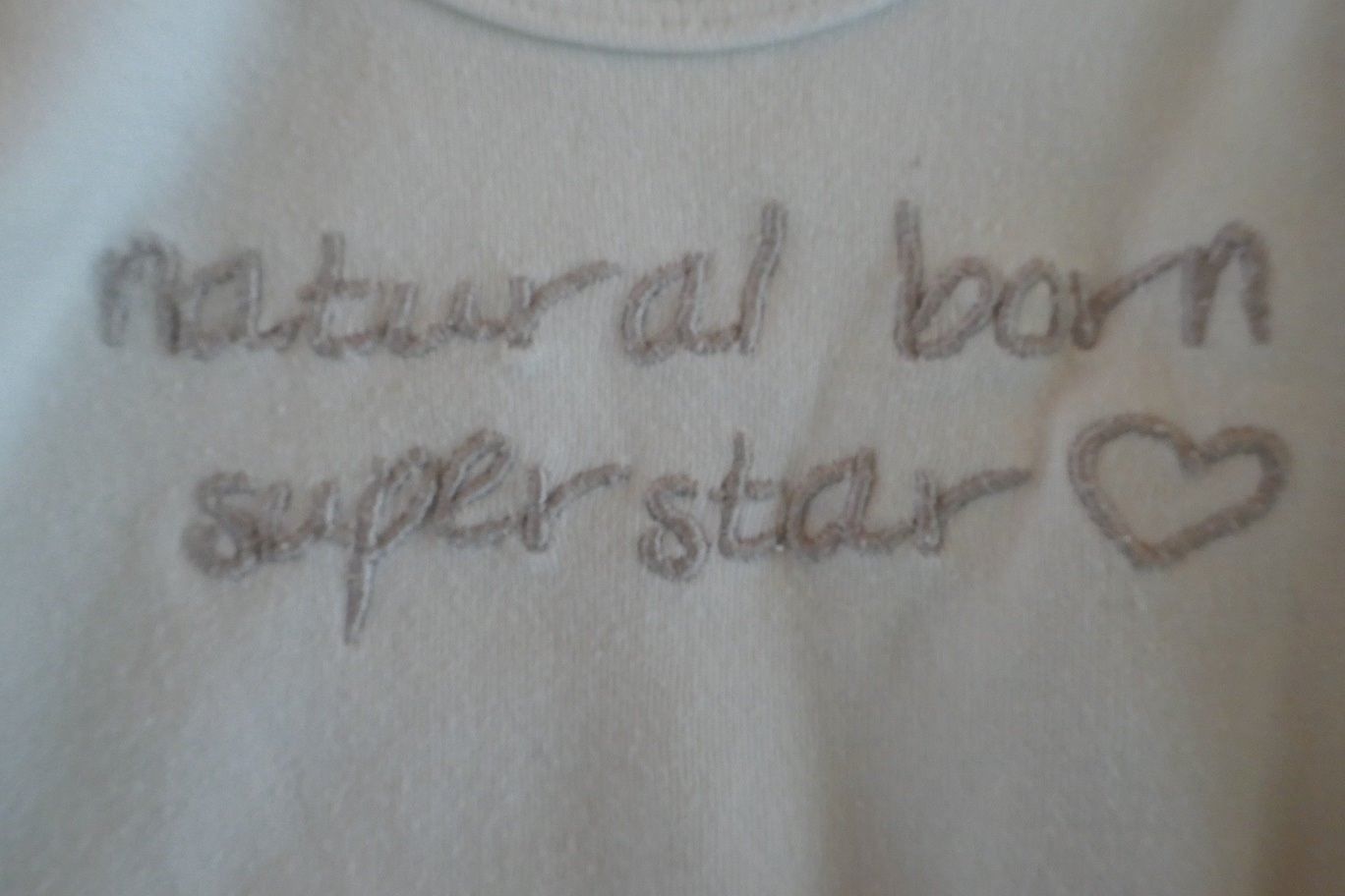 Biancheria intima: 3 Langarm-Bodys "... superstar", Gr. 56 – Usato da Horgen venduto da Feli39 1