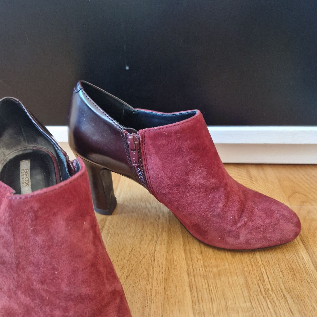 Geox Scarpe da donna: Pumps Gr. 38,5 rot Wildleder Geox – Usato da Frenkendorf venduto da gca_d2qp 1