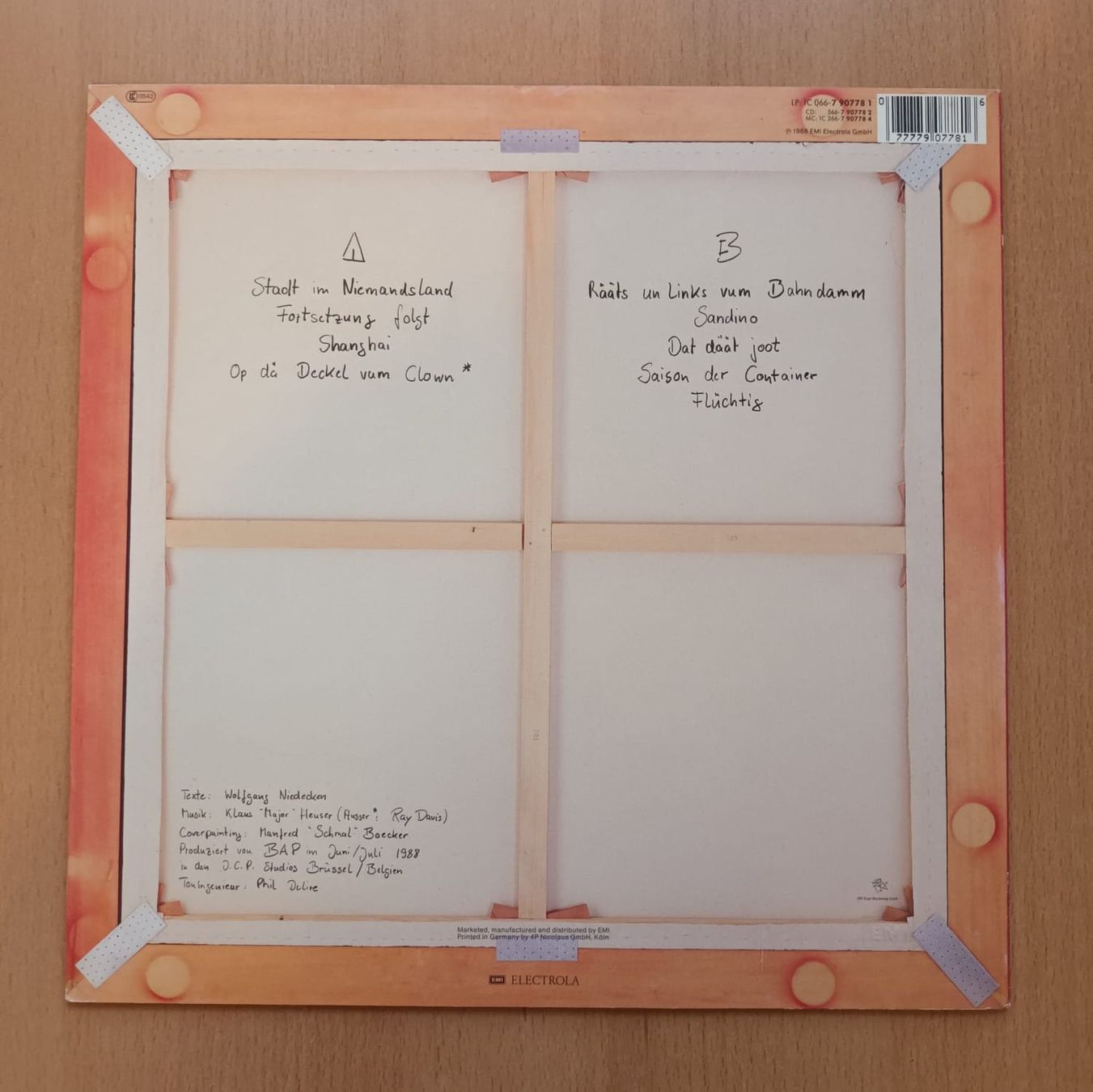 Dischi in vinile: BAP Da Capo LP 1988 VG+ – Usato da zurich venduto da Skauktion 1