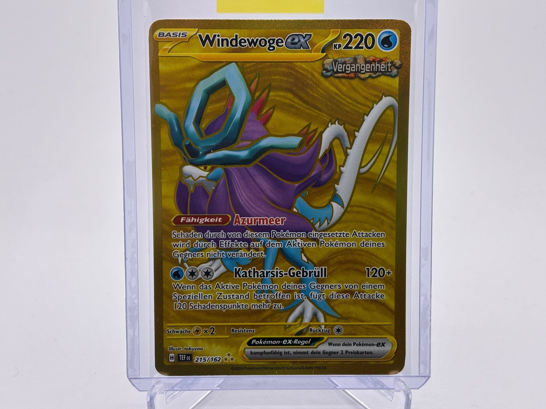 Pokémon Carte collezionabili: Gewalten der Zeit - Windewoge ex  (TEF 215) - DE – Nuovo (secondo la descrizione) da Allschwil venduto da Bullach