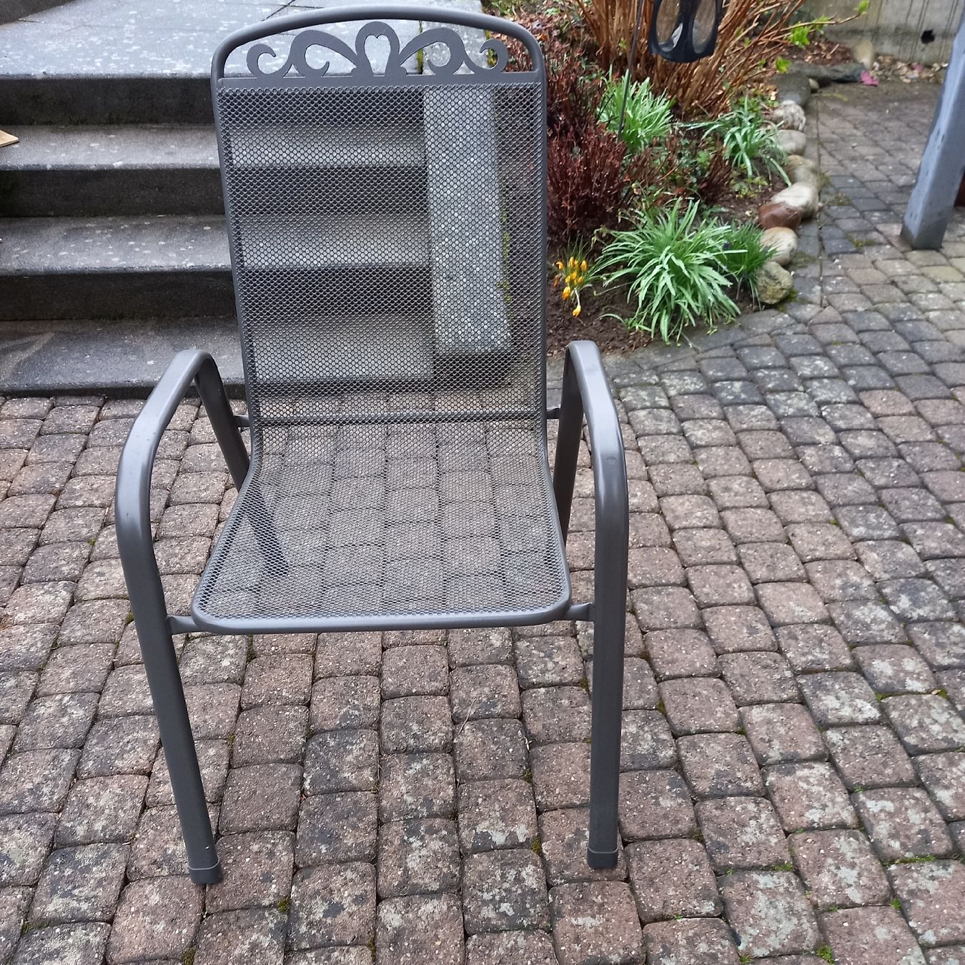 Stühle: 4Gartenstühlel ( Streckmetall) – Gebraucht aus Langenthal von RudolfK01