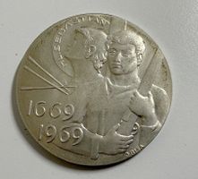 Medaille - Standschützen Gesellschaft Brunnen 1669 - 1969