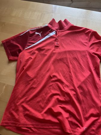Puma Polo Shirt Rot Herren Grösse XL neu