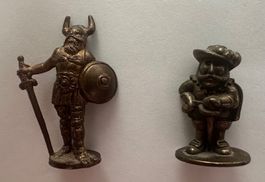 2 Metallfiguren aus Überraschungseier