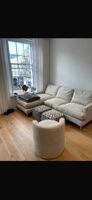 Ecksofa beige mit Recamiere gebrauchter Zustand