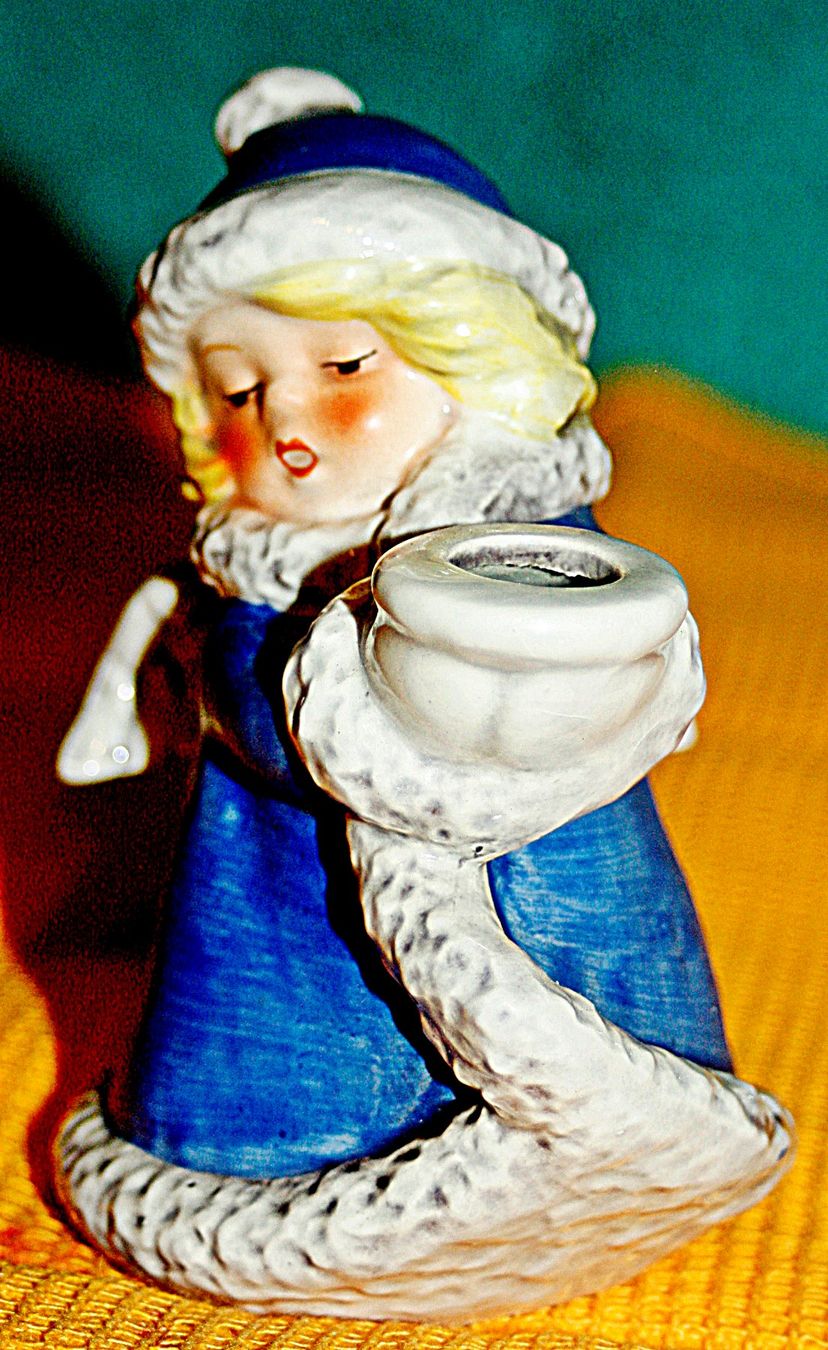 Hummel Statuette: Engel mit Kerzenhalter Goebel – Usato da Baar venduto da 2cvbaar