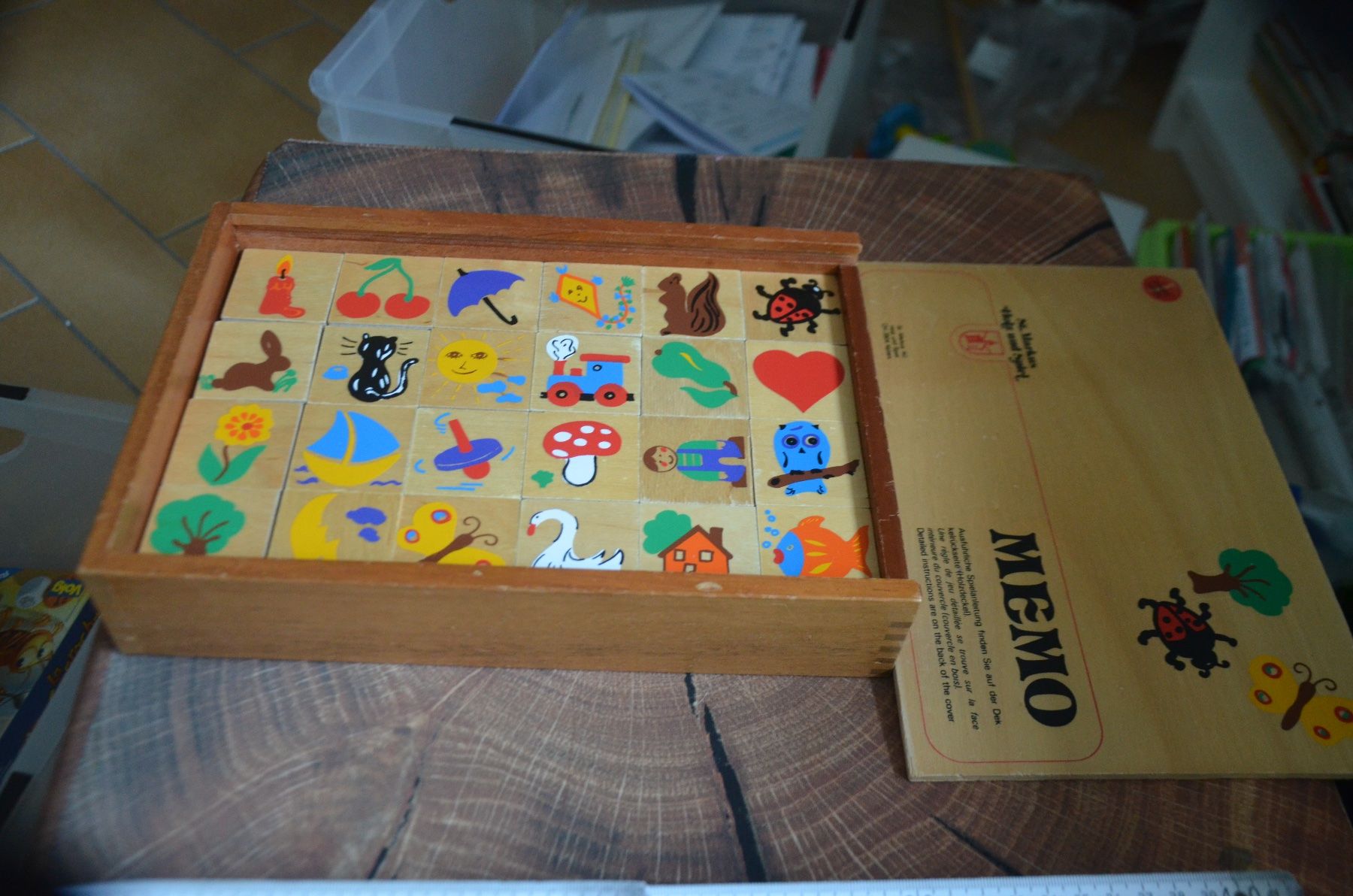 Giochi: HOLZ SPIEL MEMORY - JEUX EN BOIS – Usato da Chiasso venduto da Dolly015