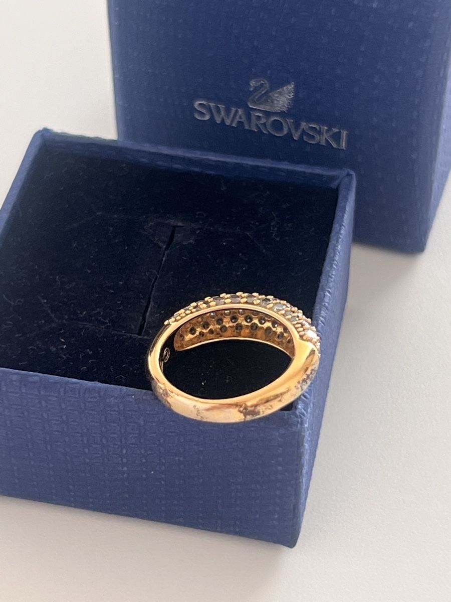 Swarovski Anelli: Ring Swarovski, gelbgold – Usato da Luzern venduto da sr.luzern 2