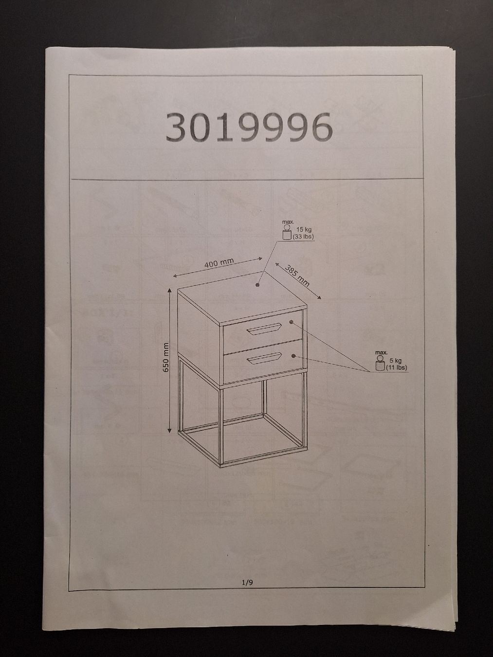 Nachttische: Nachttisch Rio 2S Artisan Eiche neu verpackt – Neu und originalverpackt aus Jegenstorf von Cherry94 2