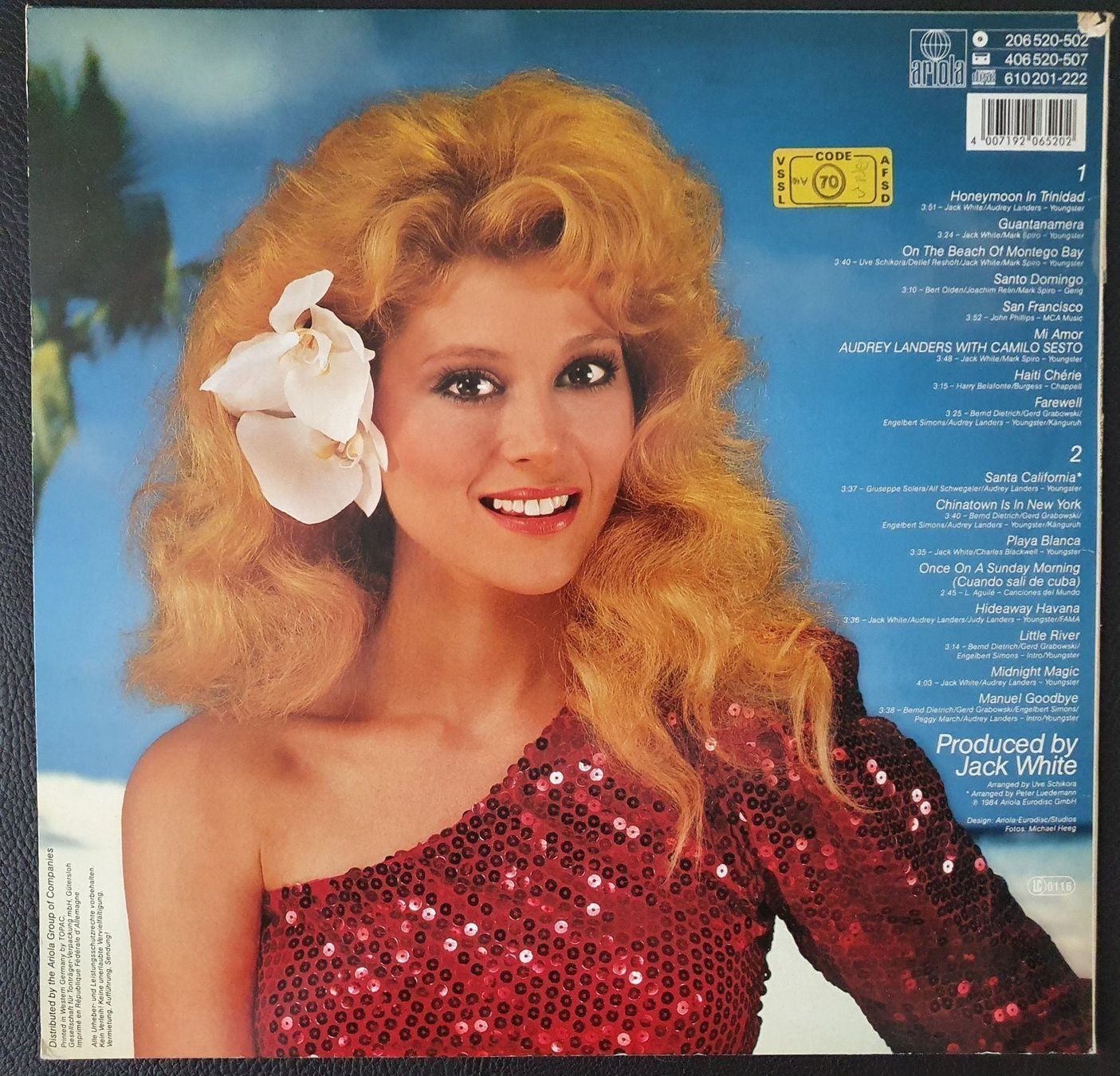 Dischi in vinile: LP Audrey Landers "Wo der Südwind weht" – Usato da Dübendorf venduto da Senita3 1