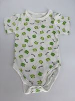 Body mit Fröschen Gr. 62/68 von Bio Cotton Migros
