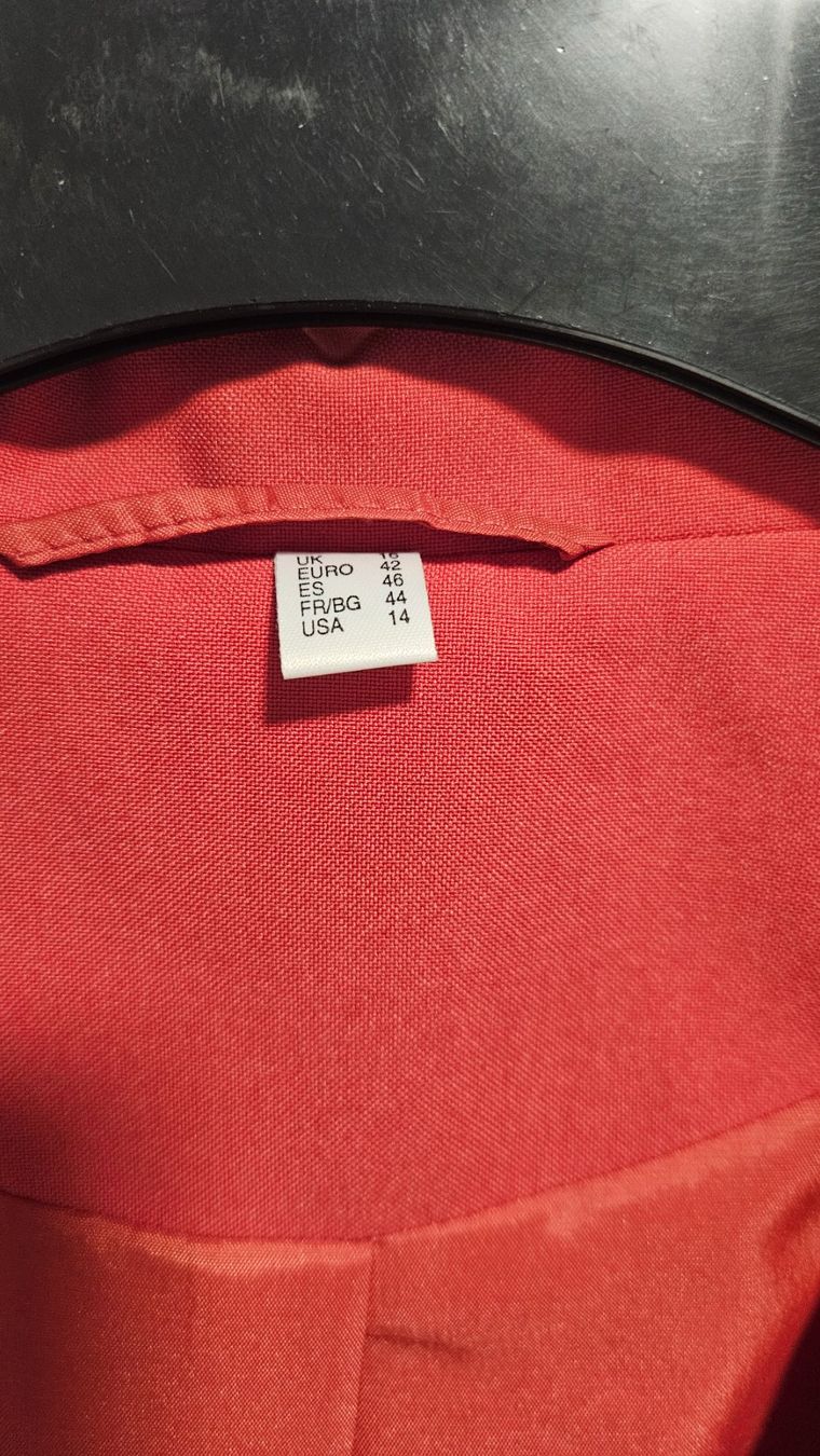 Jacken: Blazer rosso poliestere tg.42 LineaV – Gebraucht aus Melano von H-Sara 2