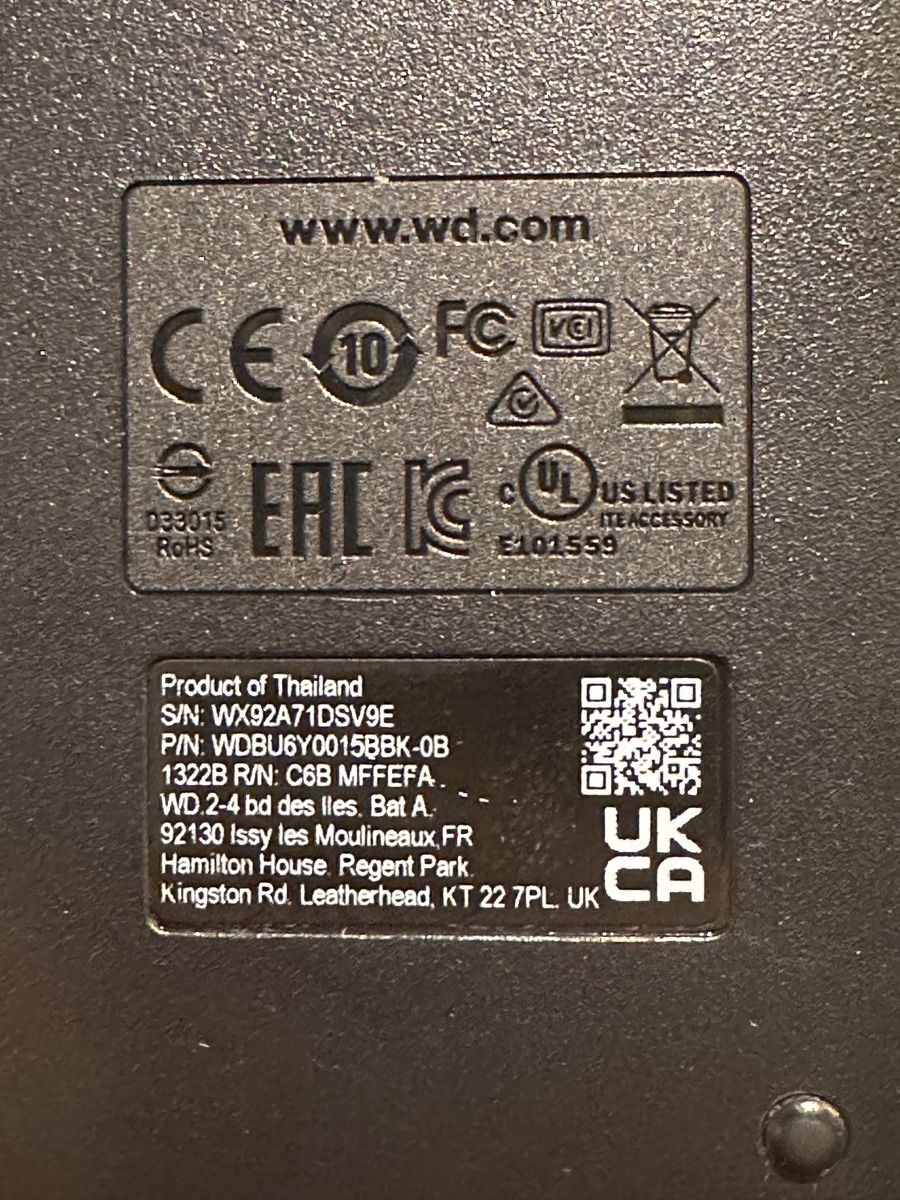 Western Digital Dischi rigidi: WD 1.5TB Hard Disk  – Usato da Rovio venduto da maxmac 1