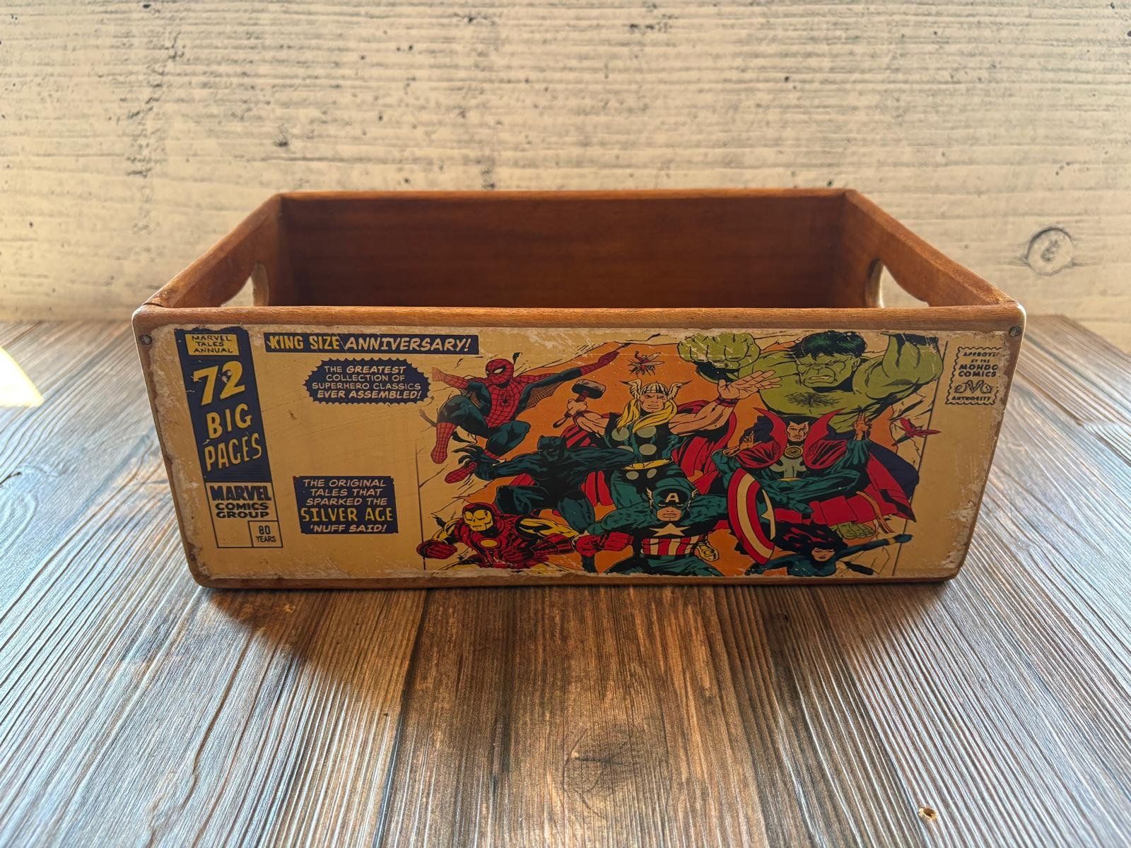 Caisses de transport: Holzkiste Marvel Comics Design - selten und cool – D'occasion à Wetzikon ZH par Boldeagle01 2