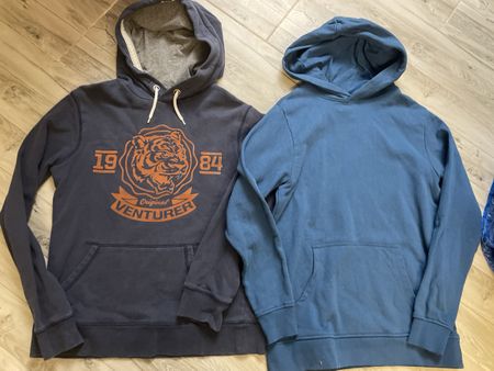 2 Kapuzenpullover Hoodies La Redoute/ OVS neu Gr. 170 blau