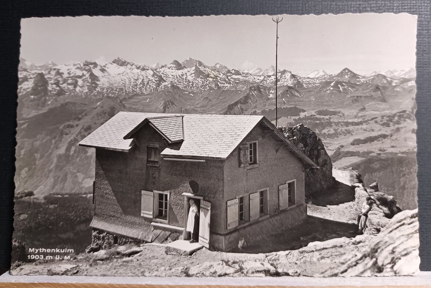 Cartoline postali: Nr. 1050, Mythenkulm, 1953 – Usato da Aarau Rohr venduto da mgvw