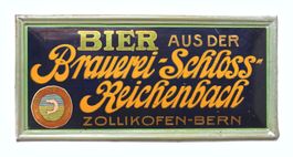 Brauerei - Schloss - Reichenbach Zollikofen Bern Blechschild