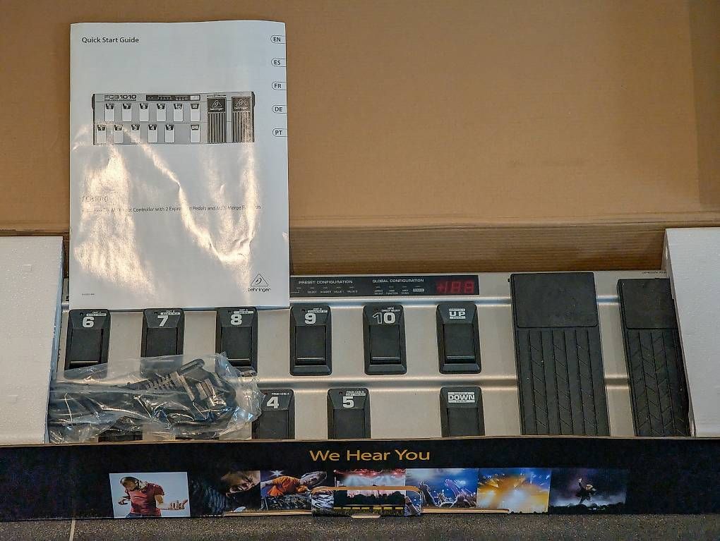 Behringer Strumenti musicali: Behringer FCB1010 Midi Foot Controller – Nuovo e nell'imballaggio originale da Torny le Grand venduto da cla_w6np 5