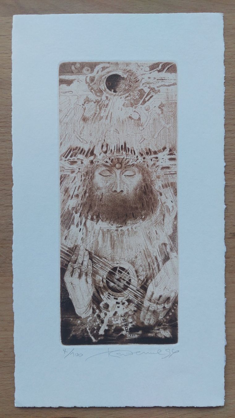 Dipinti: Exlibris Karel Demel - Original Radierung mit Aquatinta sign – Usato da Obfelden venduto da Exlibris-Art