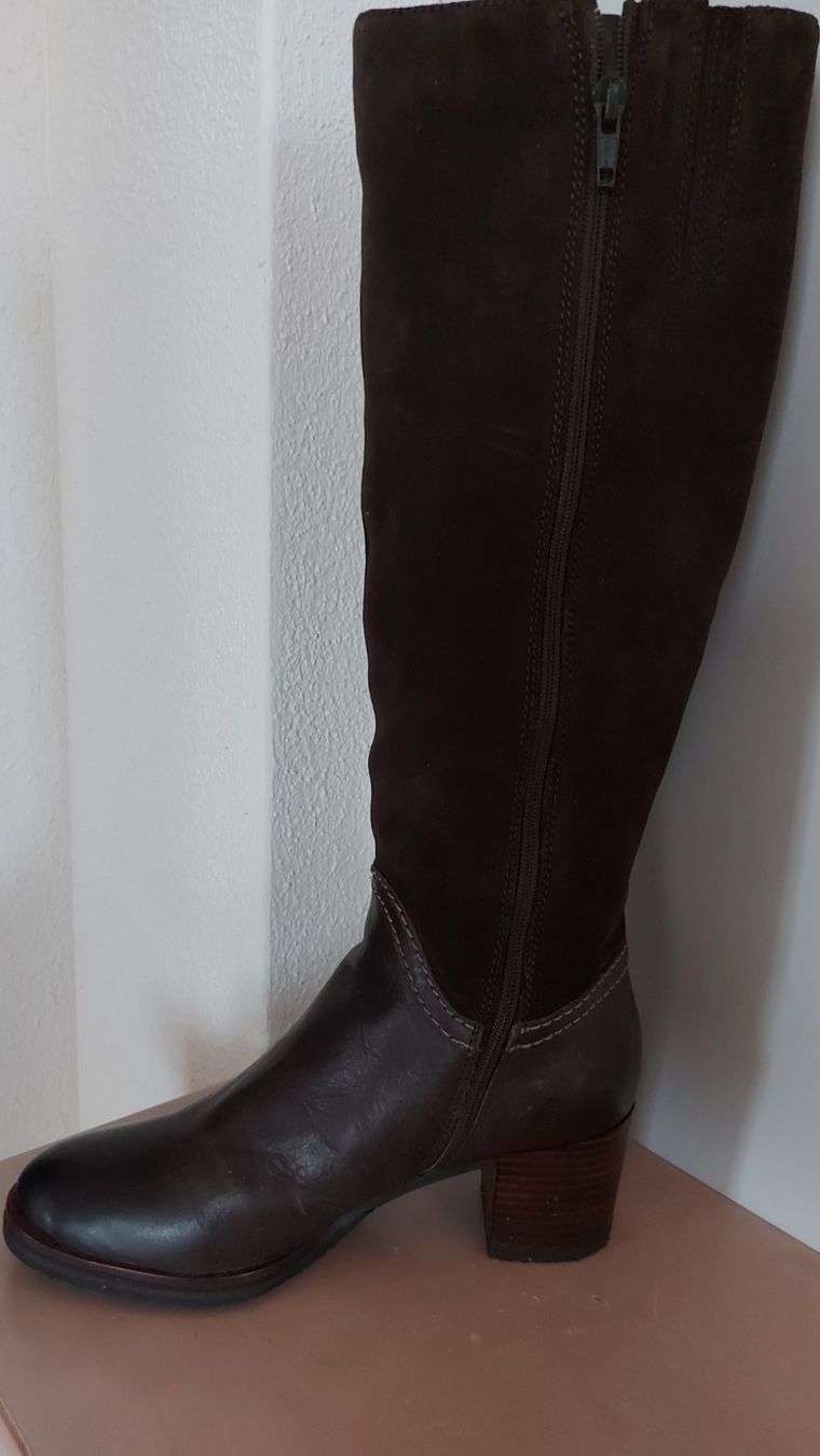 Scarpe da donna: Leder-Stiefel braun, Gr. 36 – Nuovo (secondo la descrizione) da Rotkreuz venduto da eri_t25d 8