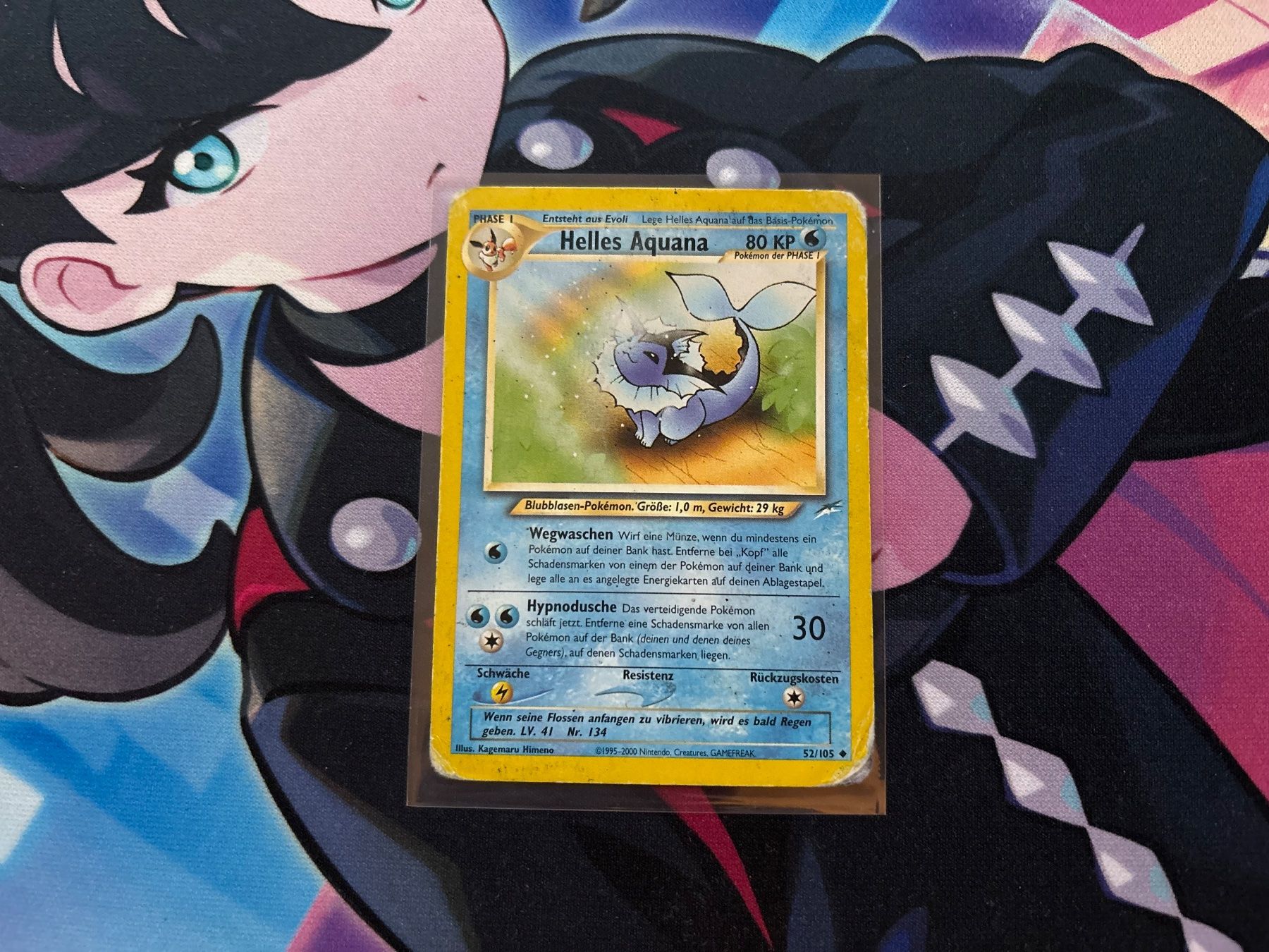 Pokémon Carte collezionabili: 2000 POKEMON Helles Aquana Neo Destiny 052 – Usato da Wilen (Sarnen) venduto da Seeungeheuer