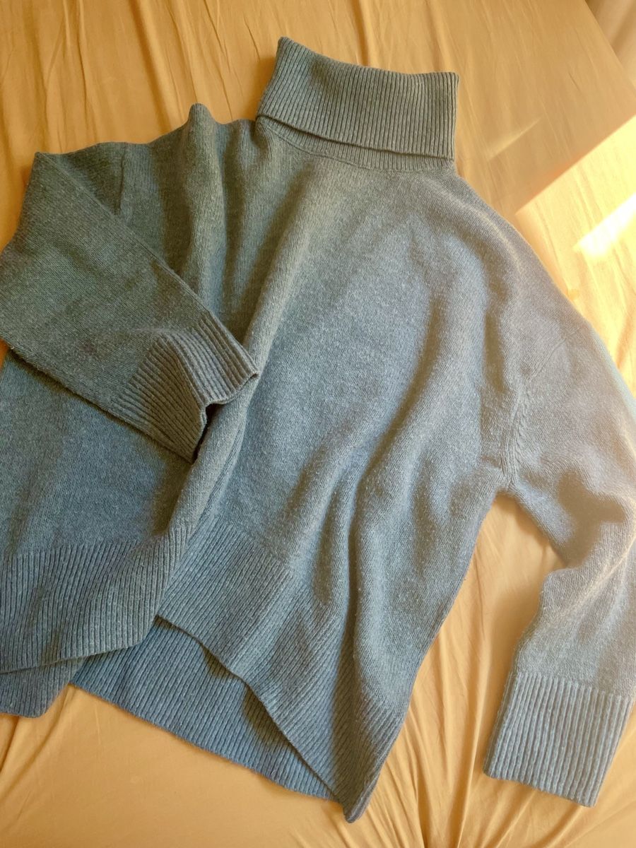 H&M Pullover & Sweatshirts: Rollkragenpullover hellgrün/grau, sehr weit geschnitten, S – Gebraucht aus Zürich von Carlajimena 8