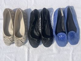 Schuhe Ballerinas 3 Paare
