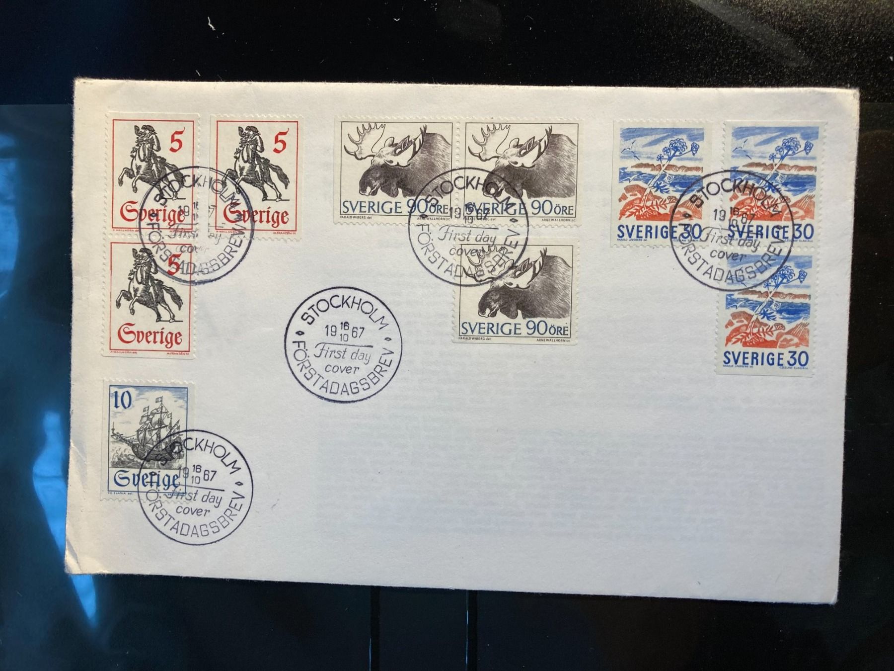 Tutti i francobolli: Schweden 1967 Ersttagsbrief Markenheftchen Dauermarken Elch – Nuovo (secondo la descrizione) da Winterthur venduto da schnueps