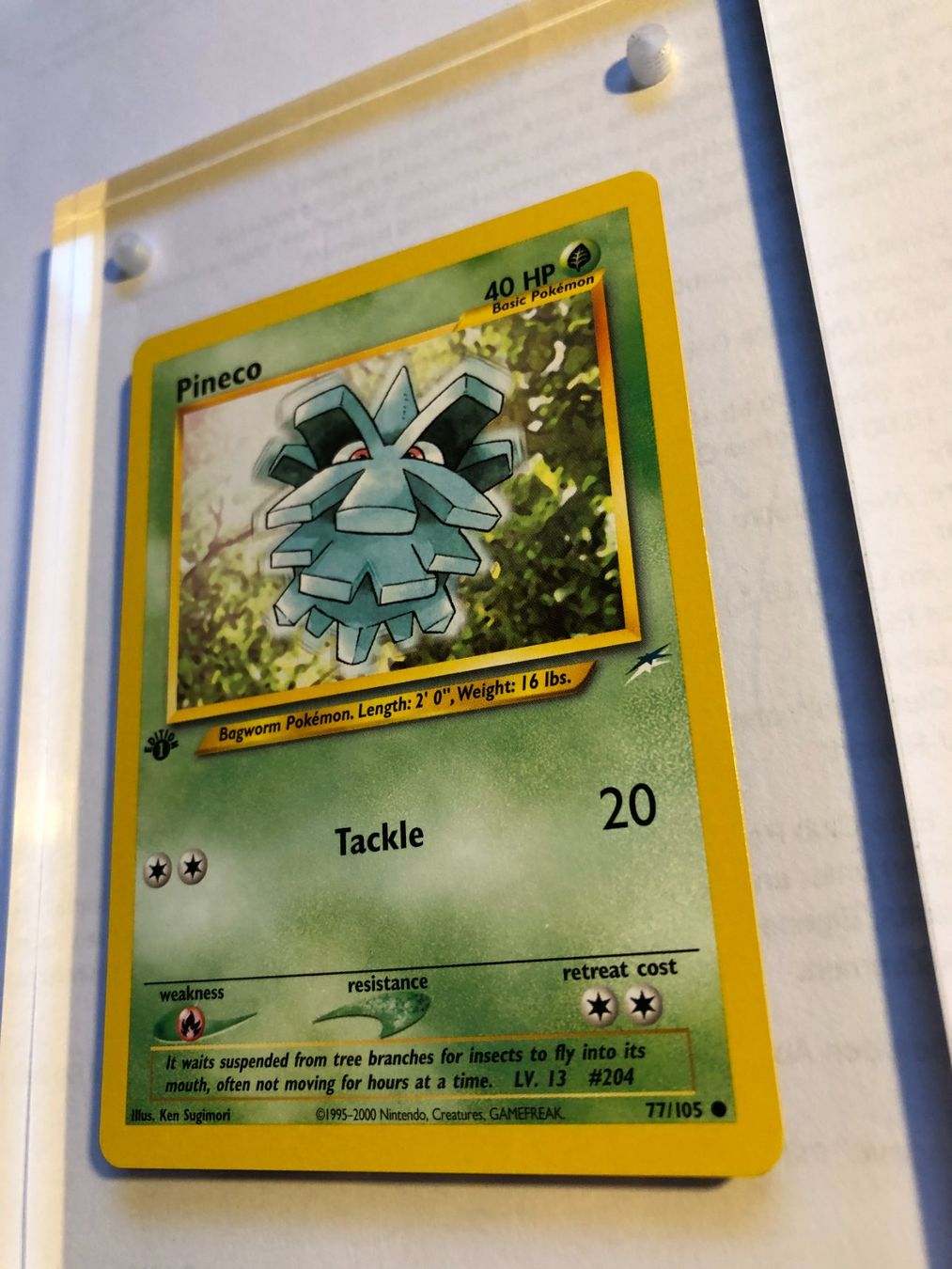 Sammelbilder & Trading cards: Pineco 1st Neo Destiny - MINT - ab 1.- – Gebraucht aus Giubiasco von dan_pr8b 2